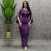 Women's Clothing Fashion Diamond Dubai Arabian Evening Dress_ecoleips.com