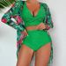 Women's Clothing Sexy High End Multi Color Sexy Printed Bikini Bikini Three Piece_ecoleips.com