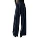 Women's Clothing Pleated High Waist Elegant Flared Trousers Casual Loose Wide Leg Trousers_ecoleips.com