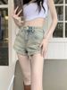 Women's Clothing Retro Denim Shorts Female Slim Design A Line Bottoming Outer Wear Hot Pants_ecoleips.com