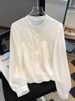 Women's Clothing White Shirt High End Spring New Style Lace Long Sleeved Beautiful Shirt Top_ecoleips.com