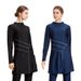 Conservative Three Piece Muslim Swimsuit Full Coverage Sun Protection Diving Surfing Women's Outdoor Sports Clothing_ecoleips.com
