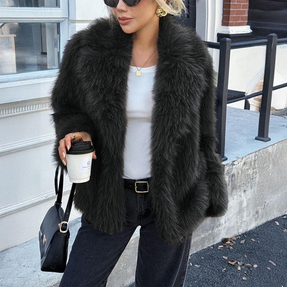 Elegant Women's Trench Coat - Premium Polyester Fall/Winter Jacket With Timeless Silhouette, Classic Colors For Office & Evening Wear_ecoleips.com