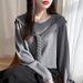 High-end 2026 Spring/Summer New Fine 60% Wool + Striped Shawl Knit Cardigan Two-Piece Set For Women_ecoleips.com