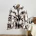 Women's Clothing Popular Fur Large Lapel Ladies Tops Large Size Fur Warm Temperament Socialite Loose Coat_ecoleips.com