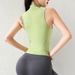 European And American Style Sports Slim Fit Sleeveless Running Yoga Wear Zipper Vest Fitness_ecoleips.com