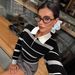 European And American Style Retro Color-block Striped Polo Collar Knit Top For Women, Long-sleeved, Short, Slim-fit,_ecoleips.com