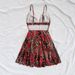Women's Spaghetti Strap V Neck Hollowed out a Line Backless Holiday Dress European And American Style Cross Border 2025 Design_ecoleips.com