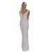 2024 Spring Summer European And American Style Women's Fashion New INS Pure Desire V-neck Backless Lace-up Hollow Slim_ecoleips.com
