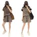 Women's Casual Sports Suit Short Sleeved Puff Sleeves Two Piece Set Slimming Loose Fit for Summer 2024_ecoleips.com