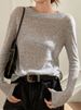 K Soft Nuo Sweater Hollow Knitted Sweater Premium Loose Top Round Neck Hoodie Fashion Single Item Sunscreen_ecoleips.com