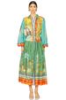 Women's Clothing Fashion Personality Printed Short Sleeved Casual Loose Puff Sleeve Dress_ecoleips.com