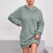 Women’s Oversized Hooded Sweatshirt – Long Sleeve Solid Color Casual Pullover (5 Colors, S-XXL)_ecoleips.com