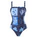 Women's Sexy Fitted One Piece Swimsuit Fashion Swimwear Regular Fit Nylon Polyester_ecoleips.com