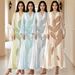 Elegant Floral Beaded Loose Pullover Dress MT559 Women's Fashion Robe Ethnic Style Cross Border Foreign Trade_ecoleips.com