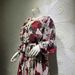 Muslim-Friendly Bohemian Floral Print Dress Short Ruffle Sleeve Waist Tie Rose Pattern Breathable Polyester Blend S XL_ecoleips.com