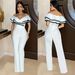 Women’s Clothing Fashion Women's Sleeveless Deep V Jumpsuit Solid Color New_ecoleips.com