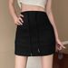 K Thin-waisted Maternity Dress With High Waist Support, No Belly Strain, Panty Liner Included, And Anti-peeking Skirt_ecoleips.com
