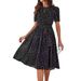 Women's Clothing Polka Dot Wrap Dress With Tie-Up Waist – Grey, Green, Blue & More – Lightweight Summer Style_ecoleips.com