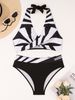 Women's Clothing New Swimsuit Multi Color Optional Chest Bikini Swimsuit Two Piece Set_ecoleips.com