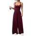 Summer Women's Casual Strapless Jumpsuit Wide Legs Loose Fit New Style From Europe & America_ecoleips.com