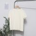 Women’s Clothing Two Piece Suits Layered With Striped U Neck Knitted Camisole Sweater Vest + Short Sleeved T Shirt Top_ecoleips.com