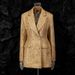 K Mingyuan Xiaoxiang Style Suit Jacket New Style Lapel Double Row Buckle Waist Slimming Small Suit_ecoleips.com