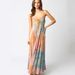 2025 Summer New European And American Cross-Border V-Neck Printed Tie Loose Sleeveless Strap Dress For Women_ecoleips.com
