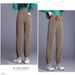 Chenille Fleece-Lined Thickened Autumn Winter New Versatile Internet Celebrity Hot Style Jogger Casual Harem Pants_ecoleips.com