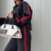 Women's Casual Striped Denim Pants Set Comfortable Fashionable Pant Sets_ecoleips.com