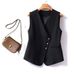 European And American Foreign Trade Independent Site Cross-border 2025 Spring New Women's Casual Solid Color_ecoleips.com