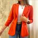 2023 New Autumn Solid Color Simple Long Sleeve Blazer Women's Jacket_ecoleips.com