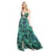 Women's Clothing Dress Fashion Sexy Wrap Chest Printed Strap Dress_ecoleips.com