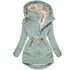 Women’S Winter Coat With Faux Fur Hood – Slim-Fit Zip-Up Long Sleeve Jacket (Green/Navy/Black, S-Xxxl)_ecoleips.com