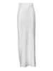 Tossy White Satin High Waist Long Skirt For Women Zipper Side Split Slim Elegant Party Maxi Skirt Y2k Outfit Female Long Skirt_ecoleips.com