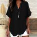 Spring 2025 Hot-selling Fashion Carnival Print Popular Women's V-neck Short-sleeve T-shirt For Cross-border European And_ecoleips.com