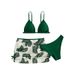 Aria Basics 2024 New European And American Style Two-Piece Swimsuit Older Girls, Three-Piece Bikini Set With Mesh Swimwear For Girls_ecoleips.com