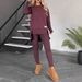 2024 . Independent Station Cross-Border Autumn Winter Hot-Selling Women's Clothing Top With Slit Long Sleeve Round_ecoleips.com