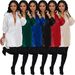 Women's Clothing Women's Solid Color Sequin Loose Shirt Dress Fashionable Casual Long Sleeve Dress Long Sleeve For Formal & Casual_ecoleips.com