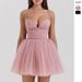 Sweet Mesh Patchwork Princess Tutu Dress Backless Mini Sexy Slim Fit Suspender For Women New 2025_ecoleips.com