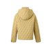 Women’s Quilted Puffer Jacket – Detachable Hood, Lightweight Polyester Fill, Short-Length Winter Coat (S-XL), (Black/Beige/Army Green)_ecoleips.com