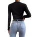 A Versatile Long-Sleeved Plaid Round Top For Women, Perfect For Spring And Summer._ecoleips.com