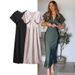 Foreign Trade Cross-border Spring-summer New European And American Style Women's Fashion Casual Silk Satin Texture Dress_ecoleips.com