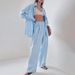 Women's Clothing Loose Cotton And Linen Suits Simple Long Sleeved Shirts And Trousers Two Piece Casual_ecoleips.com