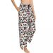 Casino Playing Card Poker Women's Lounge Pants Stretch Pajama Pants Home Pj Bottoms_ecoleips.com