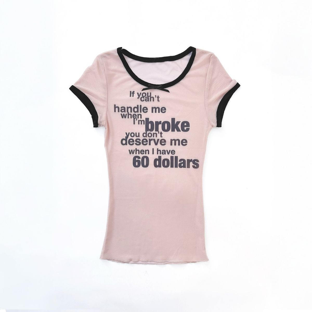 Women's Slim Fit T-Shirt Summer European American Harajuku Street Style Versatile Flattering Top Letter Pattern Print_ecoleips.com