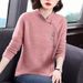 M-4Xl German Fleece Thickened, Artistic And Retro Long-Sleeved T-Shirt For Women's Autumn And Winter Wear, With An Outer_ecoleips.com