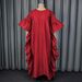 African Loose-fitting Bell-sleeve Robe, Cross-border Ruffled Pleated Fashion Party Dress, Bubu Dress_ecoleips.com