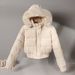 Women's Short Puffer Jacket With Hood & Faux Fur Trim - Warm Fleece-Lined Winter Coat For Petite, Casual Outerwear In Black/Beige/Khaki/Brown_ecoleips.com