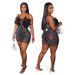 Women's Clothing Strapless sleeveless hot drill one-piece sexy party bag hip skirt_ecoleips.com